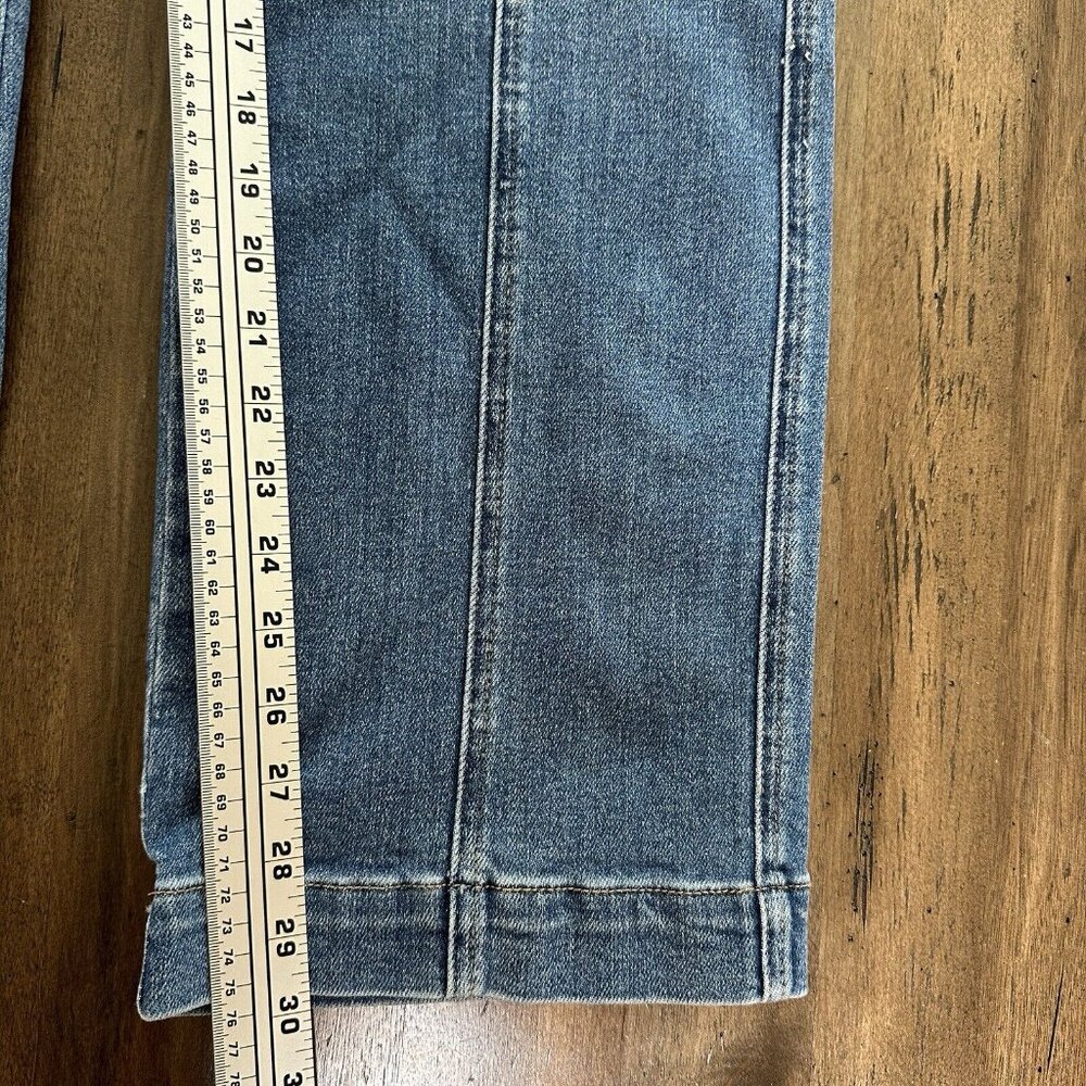 Judy Blue Chic Efforts Cargo Wide Leg Jeans Denim 90s Med Wash Womens Sz 9/29 - Picture 15 of 16